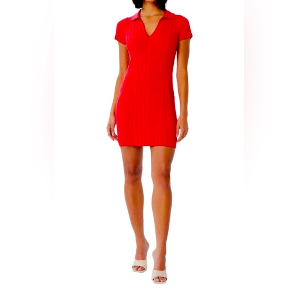 Lita by Ciara Knit Polo Dress